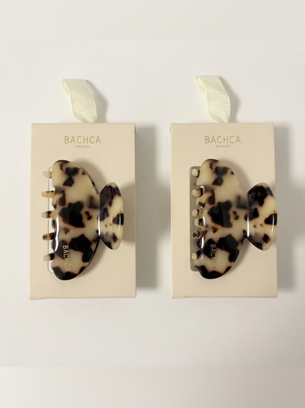 Bachca Classic Tortoise Hair Clip x 2